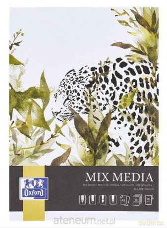 Blok artystyczny A5/50K mix media 225g klejony