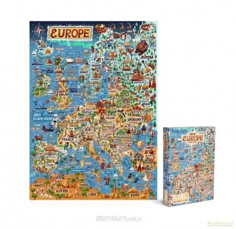 BOPPI 1000 el. Mapa Europy [PUZZLE]