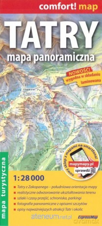 Comfort! map - Tatry 1:28 000 [KSIĄŻKA]