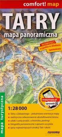 Comfort! map - Tatry 1:28 000 [KSIĄŻKA]