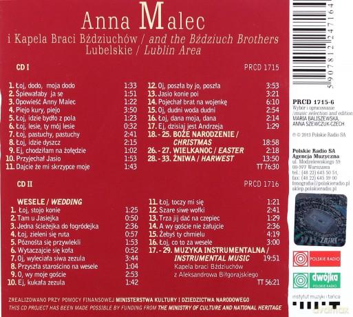 Anna Malec I Kapela Braci Bazdziuchow. Muzyka Zrodel Vol. 28 (digipack) [2CD]