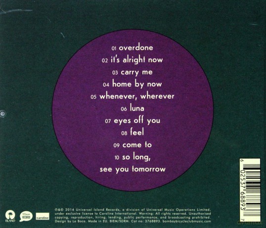Bombay Bicycle Club: So Long, See You Tomorrow [CD]