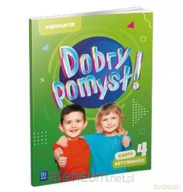 Dobry pomysł! Pięciolatek. Karty aktywności cz.4 [KSIĄŻKA]
