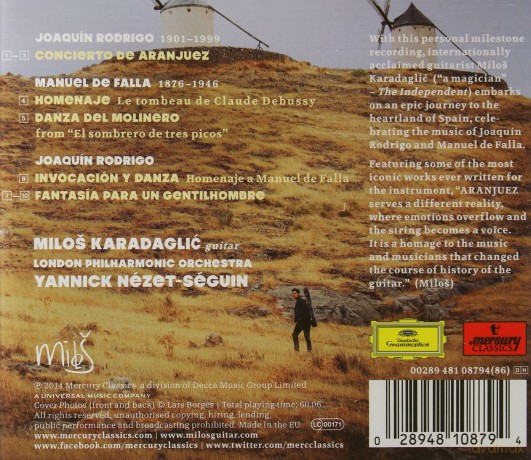 Milos Karadaglic: Aranjuez (Pl) [CD]