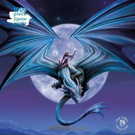 FLAME TREE 1000 el. Moonstone Anne Stokes Smok i księżyc [PUZZLE]