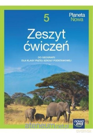 Geografia Szkoła podstawowa 5 Planeta nowa neon Ćwiczenie - Kamila Skomoroko [KSIĄŻKA]