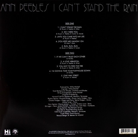 Ann Peebles: I Can't Stand The Rain [WINYL]