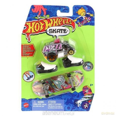Hot Wheels Skate Deskorolka + buty + auto HVK46