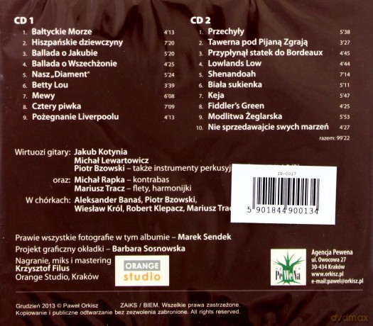 Paweł Orkisz: Żeglarskie Impresje [CD]