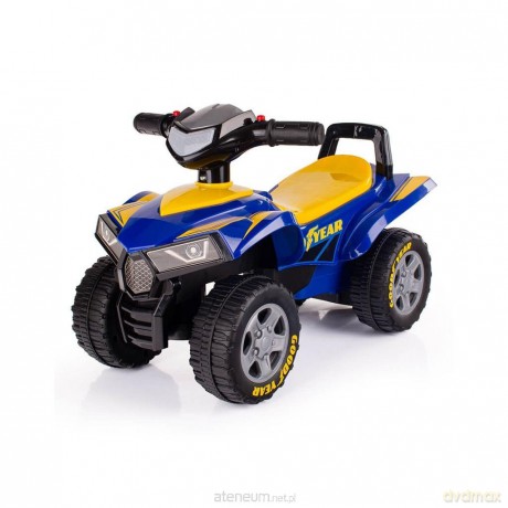 Jeździk quad dziecięcy z dźwiękiem niebieski