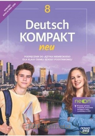 Język niemiecki Szkoła podstawowa 8 Deutsch Kompakt neon Podręcznik - Jolanta Kamińska [KSIĄŻKA]
