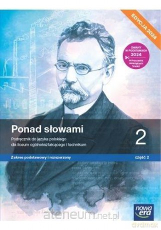 Język polski LO 2 Ponad słowami Podręcznik cz.2 [KSIĄŻKA]
