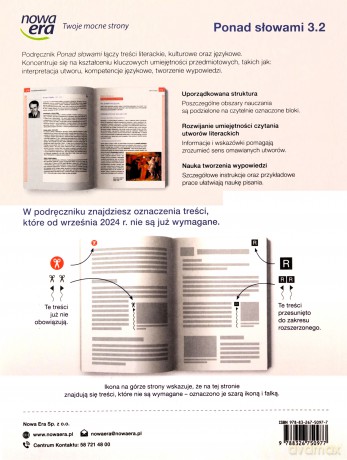 Język polski LO 3 Ponad słowami Podręcznik cz.2 [KSIĄŻKA]