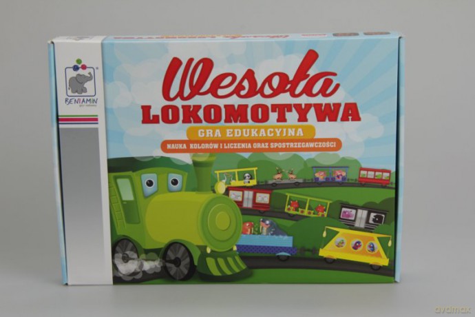 BENIAMIN Gra Wesoła Lokomotywa 602639 [GRA]