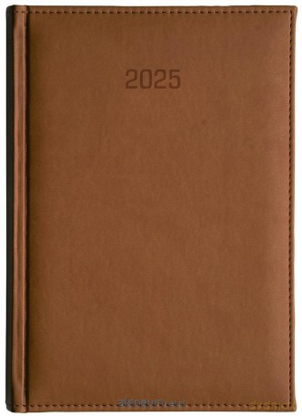 Kalendarz 2025 A4 tygodniowy Vivella brązowy [KALENDARZ]