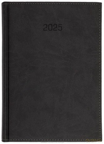 Kalendarz 2025 A4 tygodniowy Vivella czarny [KALENDARZ]