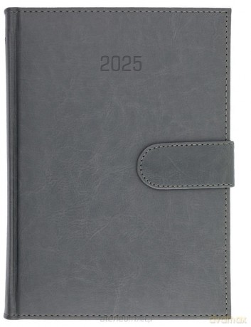 Kalendarz 2025 B5 dzienny Nebraska magnes szary [KALENDARZ]