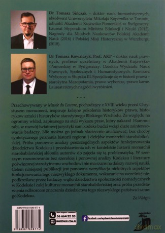 Kodeks Hammurabiego i monarchia starobabilońska - Tomasz Kowalczyk, Tomasz Sińczak [KSIĄŻKA]