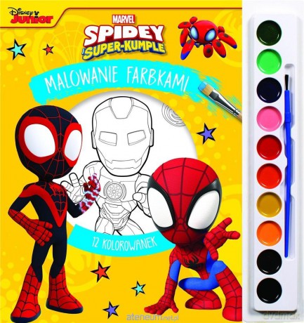 Malowanie farbkami. Marvel Spidey i Super-kumple [KSIĄŻKA]