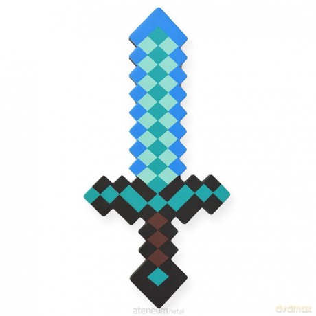 Miecz z Gry dla Graczy PIXEL Piankowy Diamentowy 45cm.