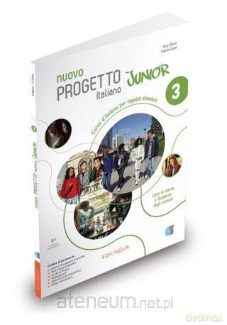 Nuovo Progetto italiano junior 3 podręcznik + ćw + - Telis Marin, Fabio Caon [KSIĄŻKA]
