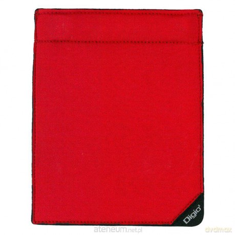 Podkładka-etui do myszki czerwona
