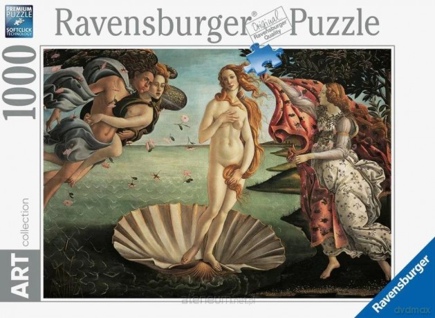 RAVENSBURGER 1000 el. Art Narodziny Wenus [PUZZLE]