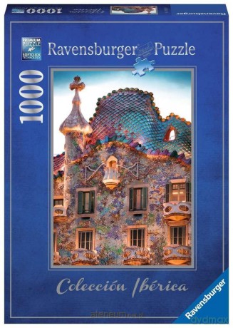 RAVENSBURGER 1000 el. Casa Batlló, Barcelona [PUZZLE]
