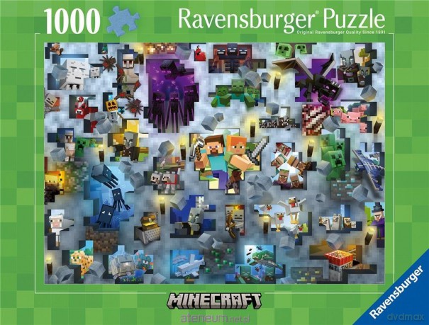 RAVENSBURGER 1000 el. Challenge. Minecraft [PUZZLE]