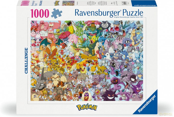 RAVENSBURGER 1000 el. Challenge. Pokemon [PUZZLE]