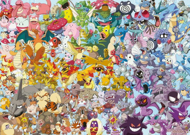 RAVENSBURGER 1000 el. Challenge. Pokemon [PUZZLE]