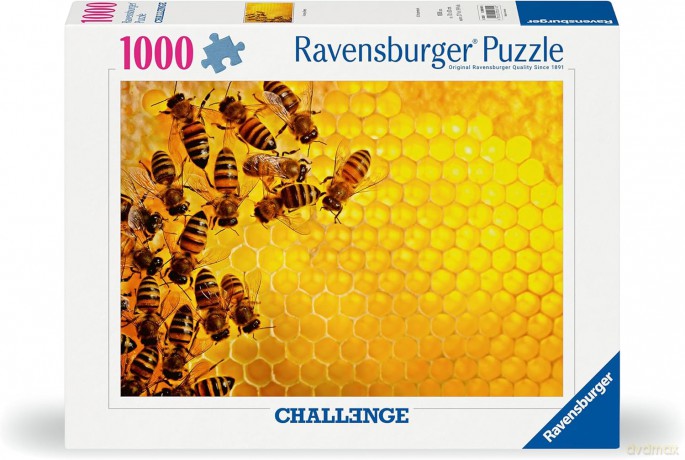 RAVENSBURGER 1000 el. Challenge. Pszczoły [PUZZLE]