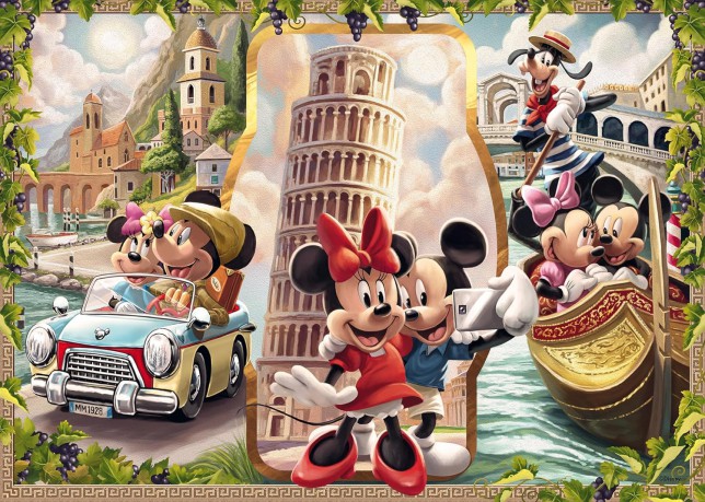 RAVENSBURGER 1000 el. Disney Classics Wakacje Miki i Mini [PUZZLE]