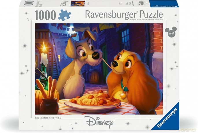 RAVENSBURGER 1000 el. Disney Classics Zakochany kundel [PUZZLE]