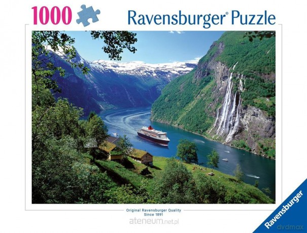 RAVENSBURGER 1000 el. Fiord w Norwegii [PUZZLE]