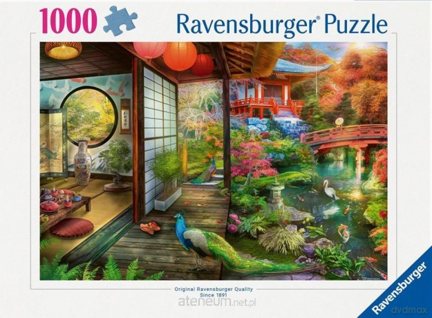 RAVENSBURGER 1000 el. Japońska herbaciarnia [PUZZLE]