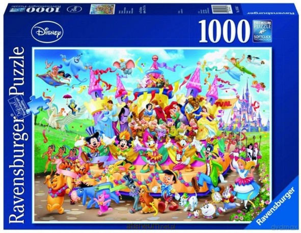 RAVENSBURGER 1000 el. Karnawał postaci Disneya [PUZZLE]