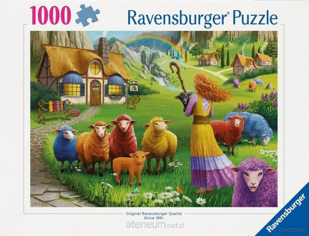 RAVENSBURGER 1000 el. Kolorowa wełna [PUZZLE]