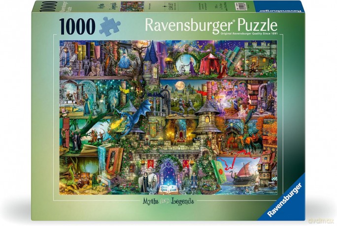RAVENSBURGER 1000 el. Mity i legendy [PUZZLE]