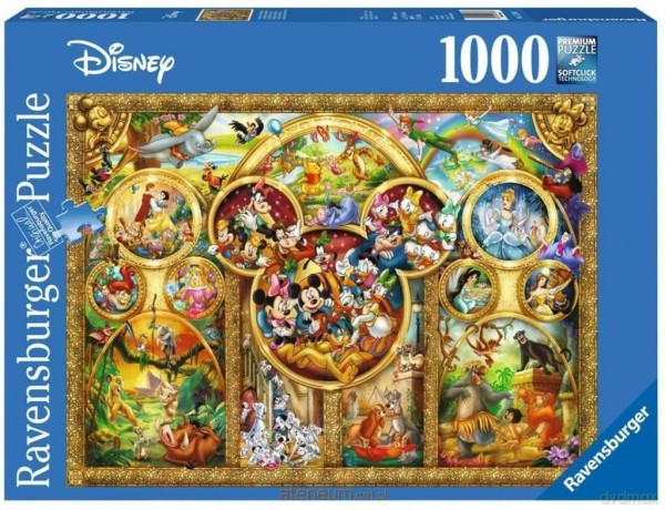 RAVENSBURGER 1000 el. Najpiękniejsze momenty Disneya [PUZZLE]