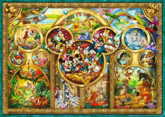 RAVENSBURGER 1000 el. Najpiękniejsze momenty Disneya [PUZZLE]