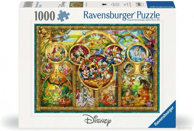 RAVENSBURGER 1000 el. Najpiękniejsze momenty Disneya [PUZZLE]