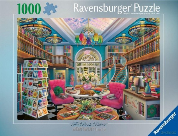 RAVENSBURGER 1000 el. Pałac Książek [PUZZLE]