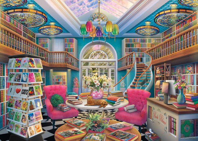 RAVENSBURGER 1000 el. Pałac Książek [PUZZLE]