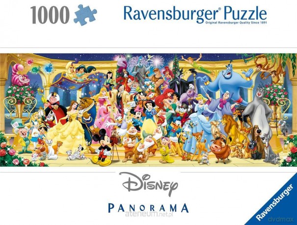 RAVENSBURGER 1000 el. Panorama Postacie Disney [PUZZLE]
