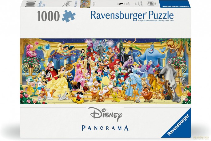 RAVENSBURGER 1000 el. Panorama Postacie Disney [PUZZLE]