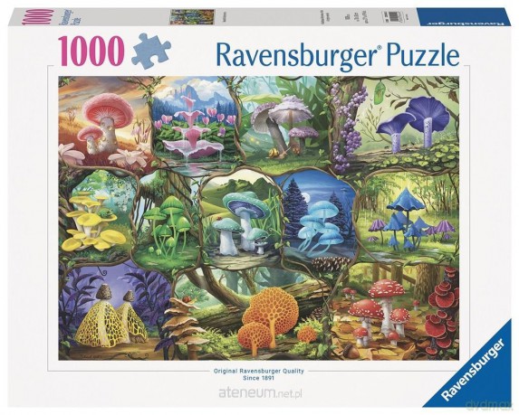 RAVENSBURGER 1000 el. Piekne grzyby [PUZZLE]