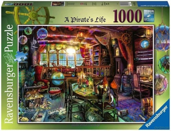 RAVENSBURGER 1000 el. Pirackie życie [PUZZLE]