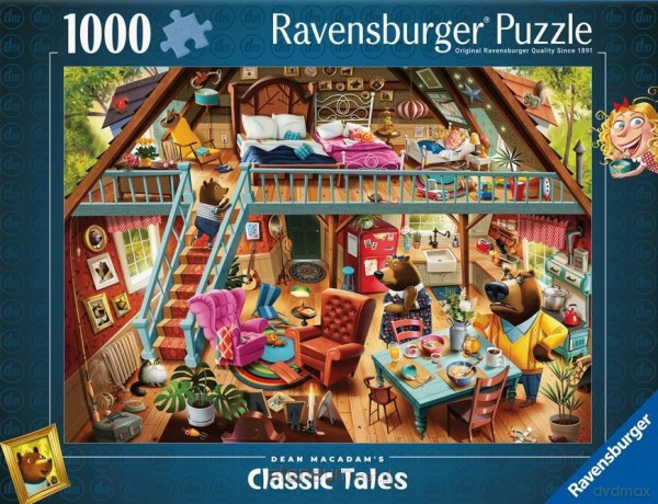 RAVENSBURGER 1000 el. Porwanie Złotowłosej [PUZZLE]