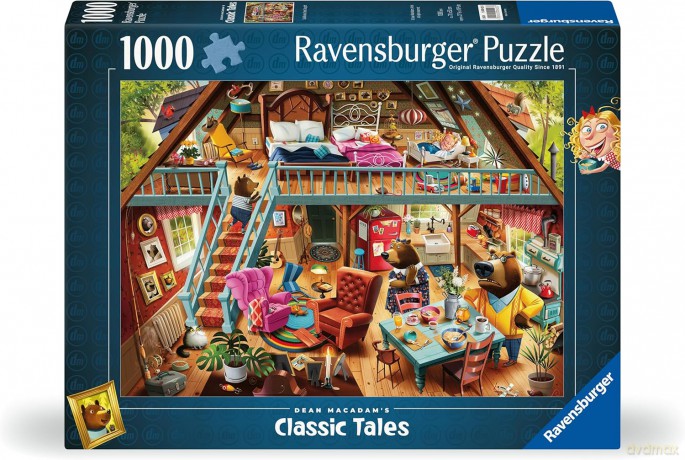 RAVENSBURGER 1000 el. Porwanie Złotowłosej [PUZZLE]